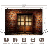 LB0678 Cowboy Barn Door Backdrop